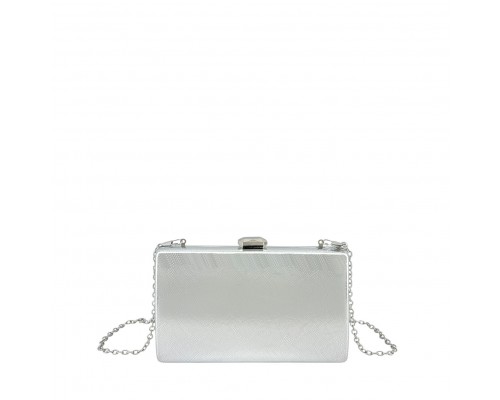 Bolso Clutch Acabado Metalizado